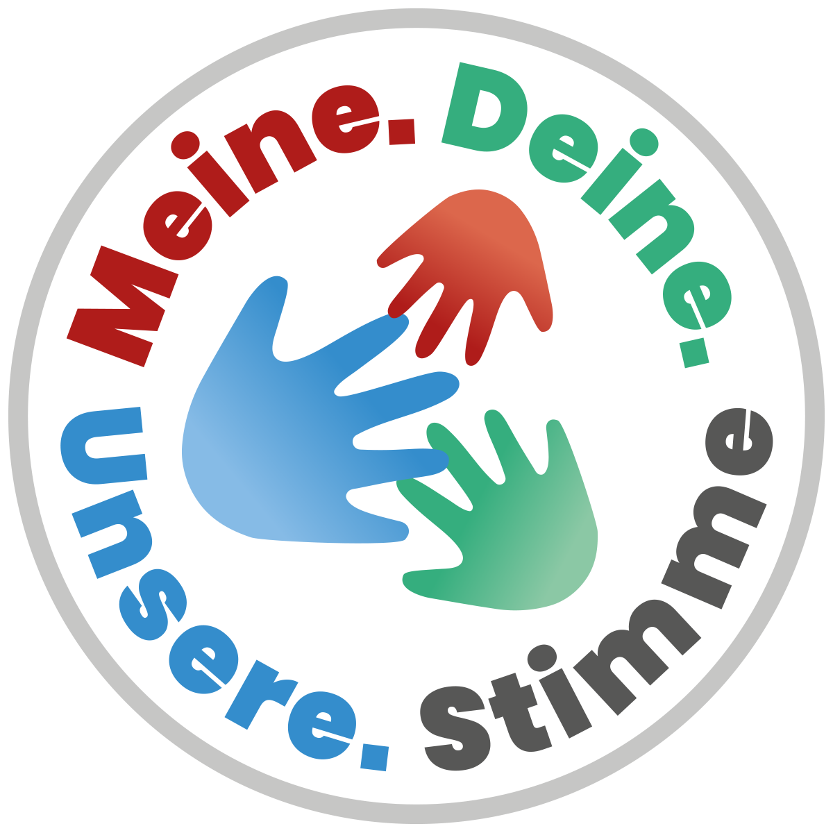 Logo Meine Deine Unsere Stimme